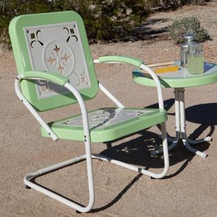 C Coast Paradise Cove Retro Metal Arm Chair Outdoor Living C Coast Paradise Cove Retro Metal Arm Chair