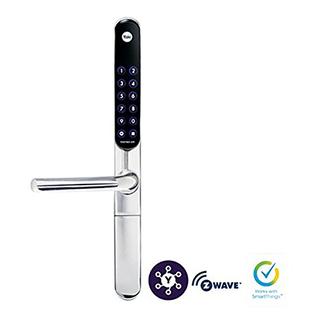 Yale Keyfree Connected Smart Door Lock Z Wave Slim Line