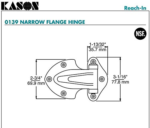 Kason 139 Series Reversible Surfacemount Hinge With 1 Offset Office Supplies Office Furniture Decor Office Tables
