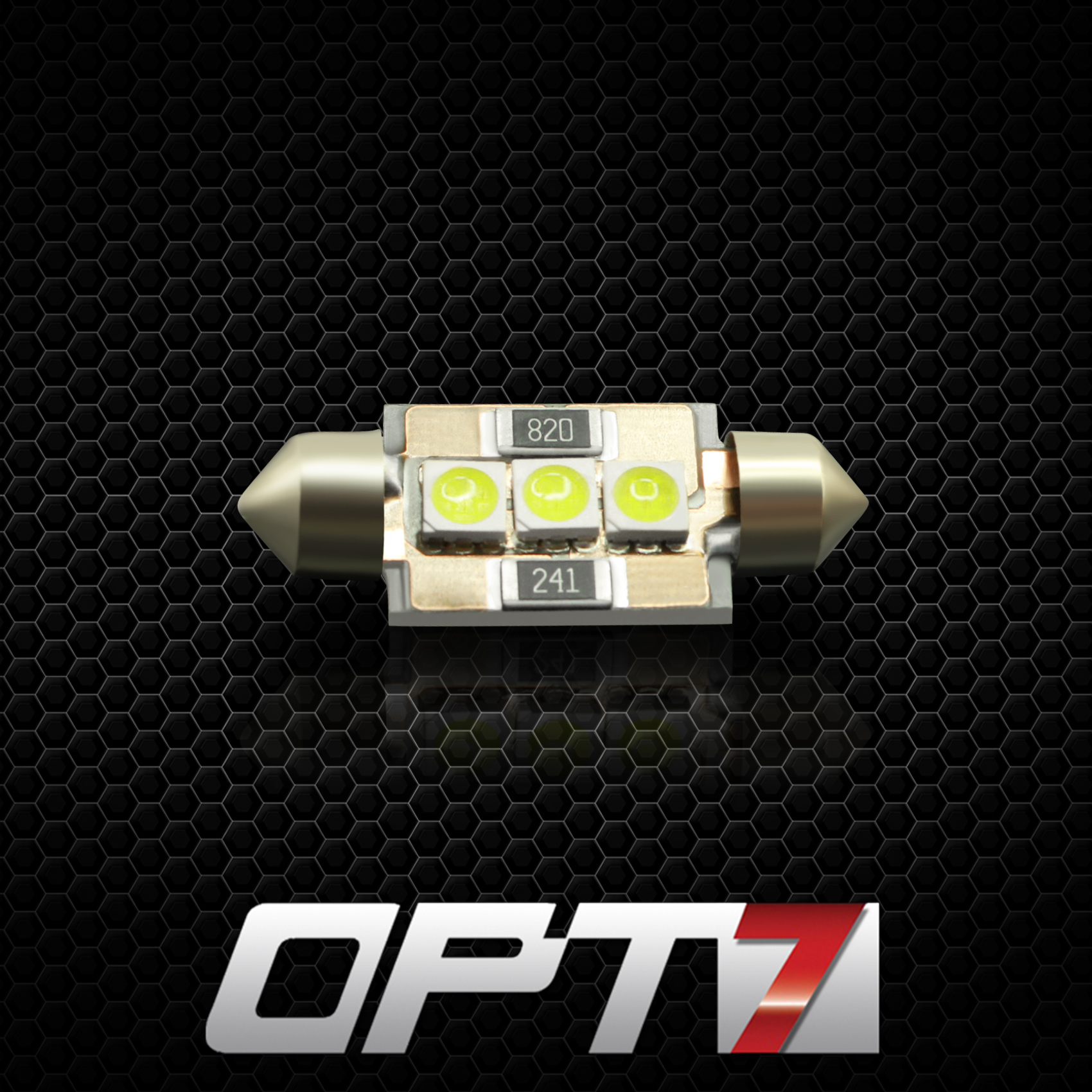 Opt7 6pc Interior Led Replacement Light Bulbs Package Set