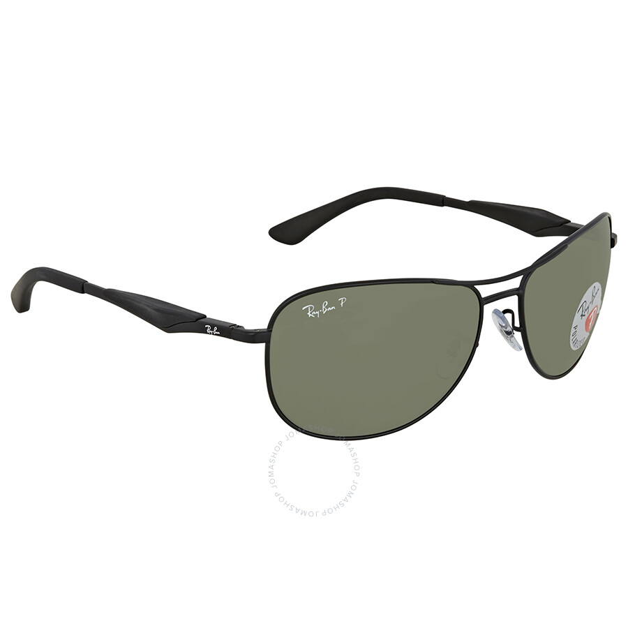 Ray Ban Ray Ban Green Aviator Polarized Sunglasses Rb3519 006 9a 59