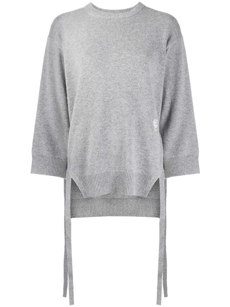 Chloe Grey Wide Cut Cashmere Sweater