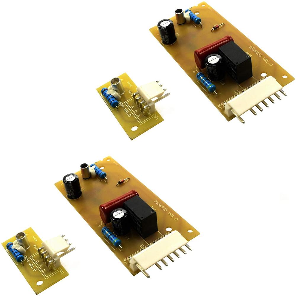 HQRP 2-Pack Ice Level Power Receiver Sensor Control Boards compatible with Whirlpool 7GD27DIXHB00 7GD27DIXHW00 GC3SHAXVT01