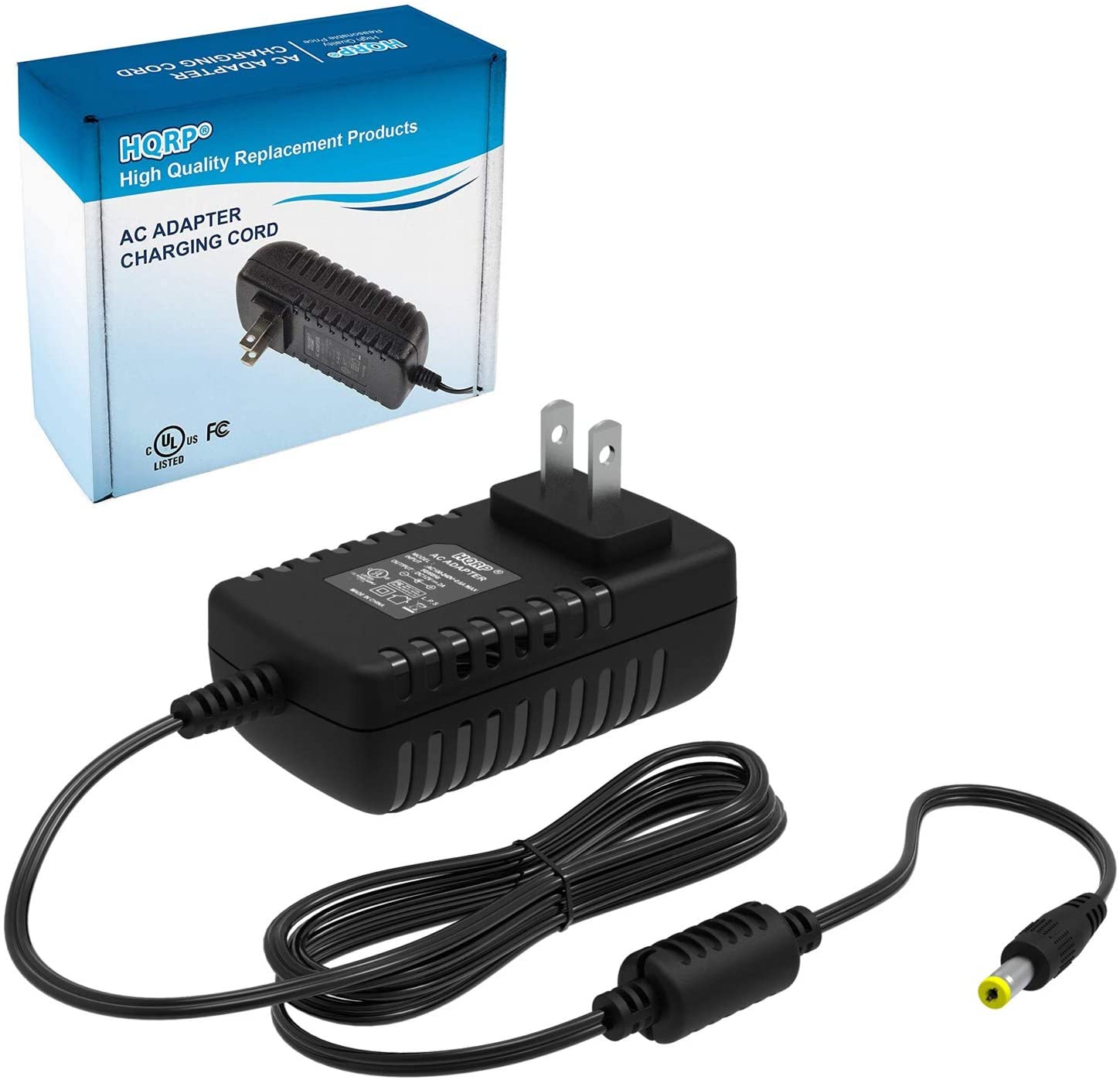 HQRP AC Adapter / Power Supply compatible with Yamaha YPG-225 / YPG225 / YPG-235 / YPG235 Keyboards Replacement