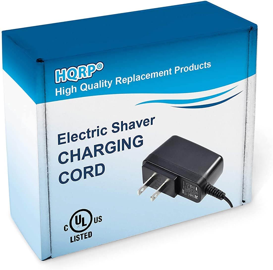 HQRP AC Adapter / Power Cord compatible with Philips Norelco 7315XL, 7325XL, 7340XL, 7345XL, 7349XL, 7350XL Razor / Shaver