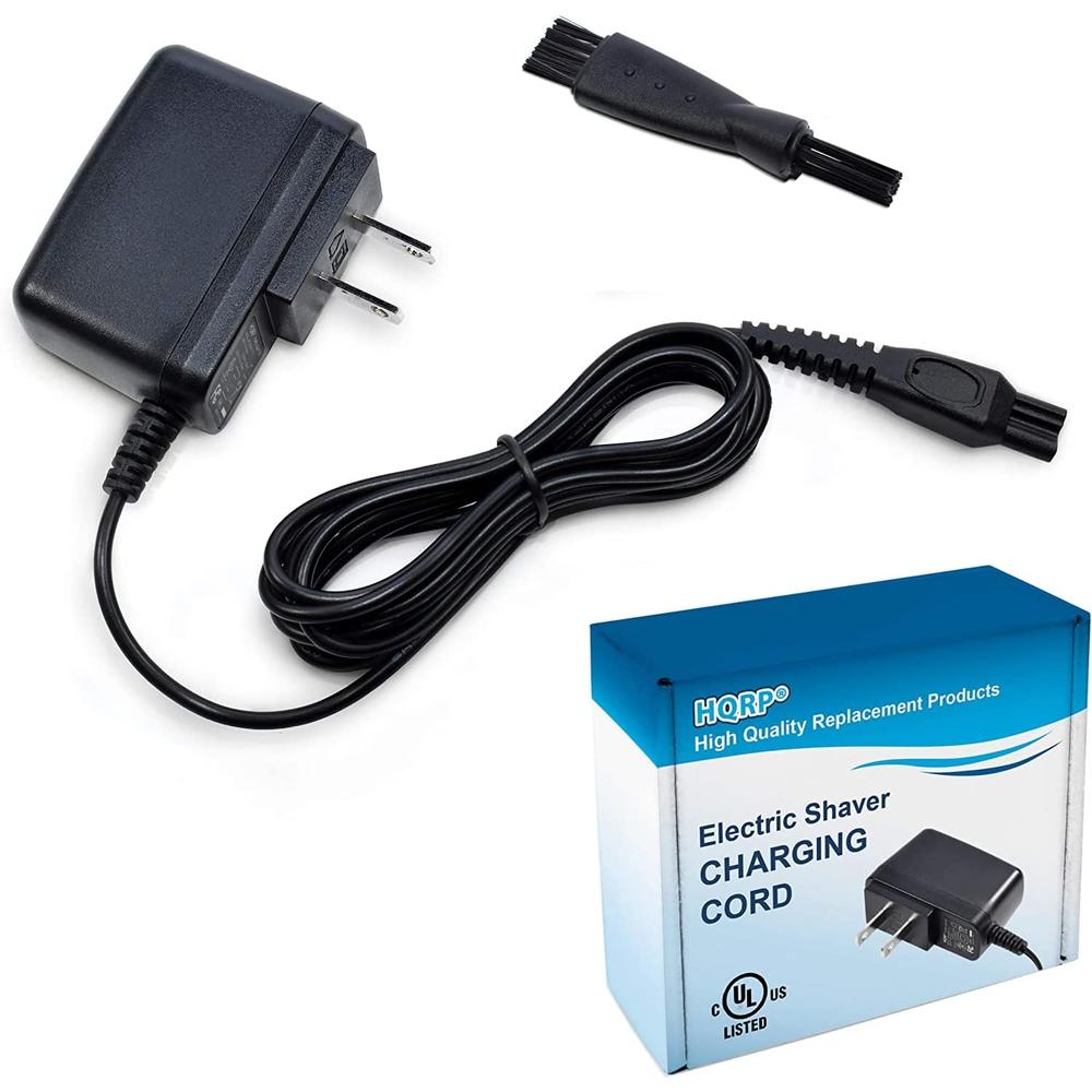 HQRP AC Adapter / Power Cord compatible with Philips Norelco 7380XL, 7610X, 7610XL, 7616X, 7617X Razor / Shaver