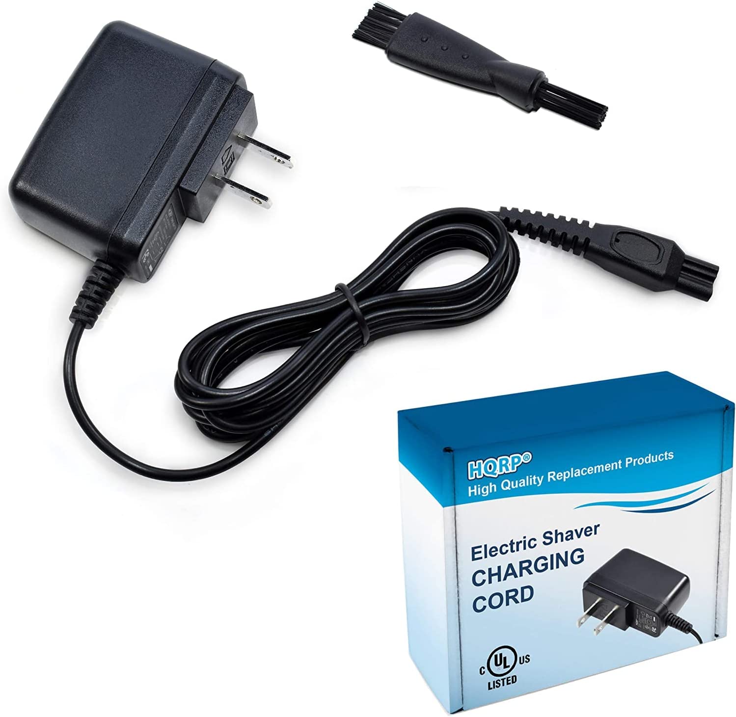 HQRP AC Adapter / Power Cord compatible with Philips Norelco HQ7140, 6826XL, 6865XL, 6866XL, 6867XL, 6885XL Razor / Shaver