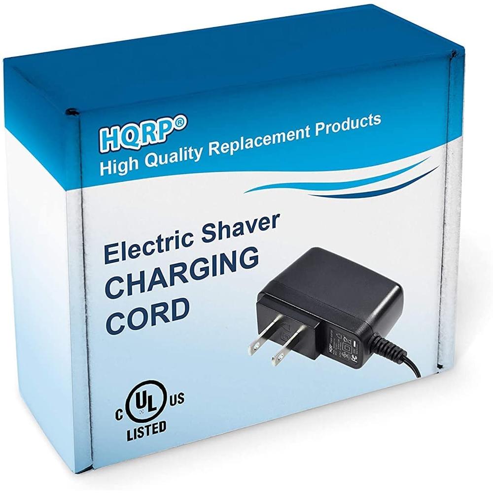 HQRP AC Adapter / Power Cord compatible with Philips Norelco 8140XL, 8150XL, 8151XL, 8160XL, 8160XLCC, 8170XL Razor / Shaver