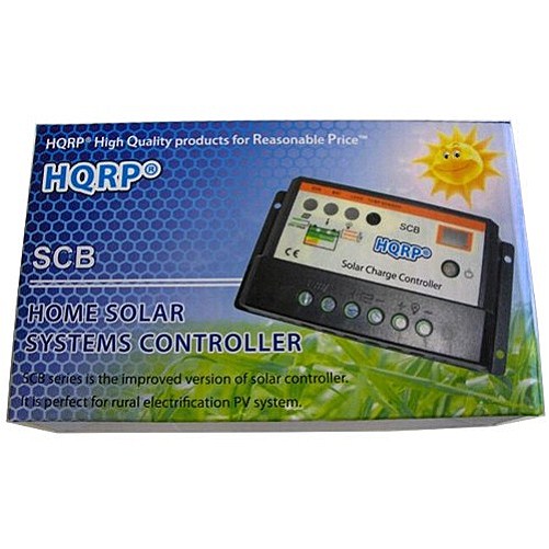 HQRP 10 Amp Solar Panel Power Battery Charge Controller / Regulator 150W 12V / 24V 10A