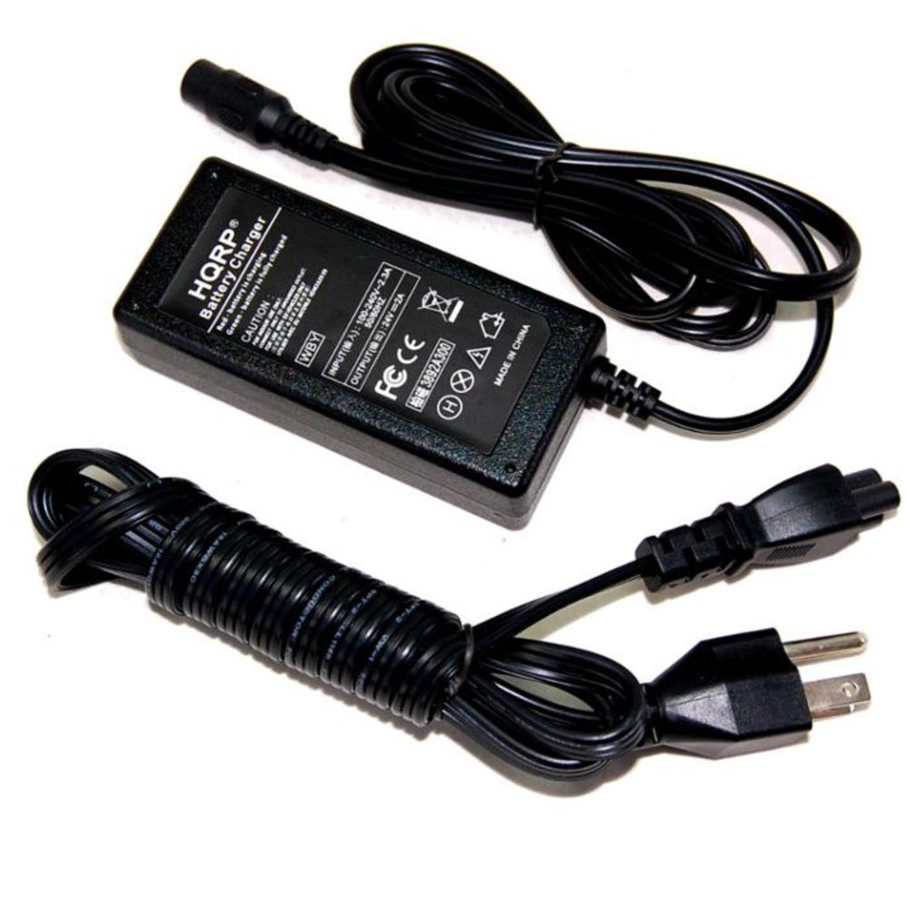 HQRP 24 Volt 3-Prong Battery Charger for Razor Qili QL-09009-B2401500H Replacement, AC Adapter Power Supply Cord Electric Scooter