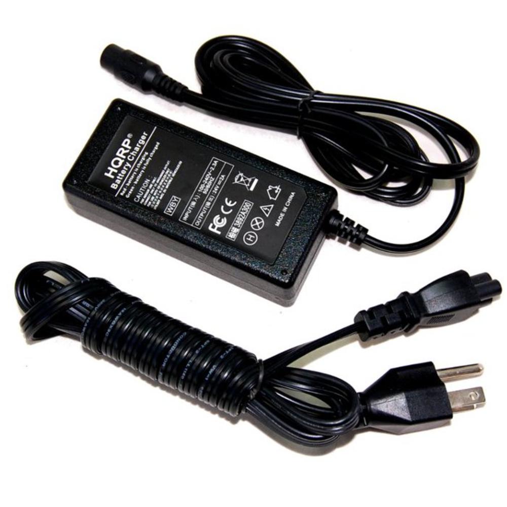 HQRP 3-Prong Battery Charger for City Express, Urban Express, X-12, X-24 Electric Scooter, AC Adapter Power Supply Cord