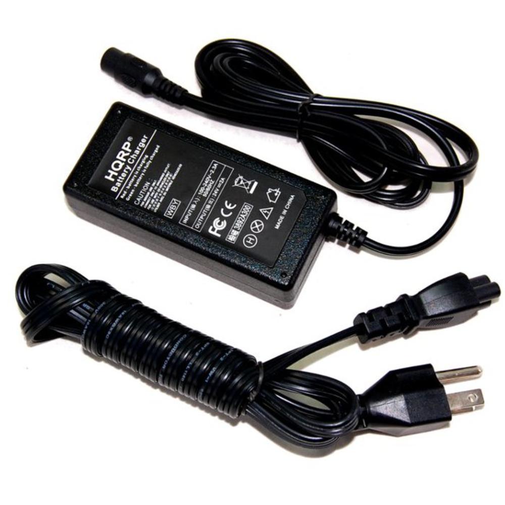 HQRP 24 Volt 3-Prong Battery Charger for Razor Qili QL-09005-B2401800H Replacement, AC Adapter Power Supply Cord Electric Scooter