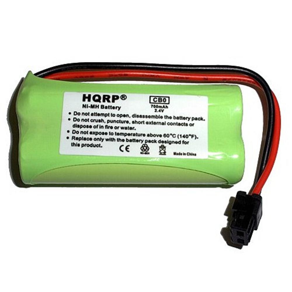 HQRP Cordless Phone Battery for Uniden BT-1008 / BT1008, BBTG0645001 Replacement