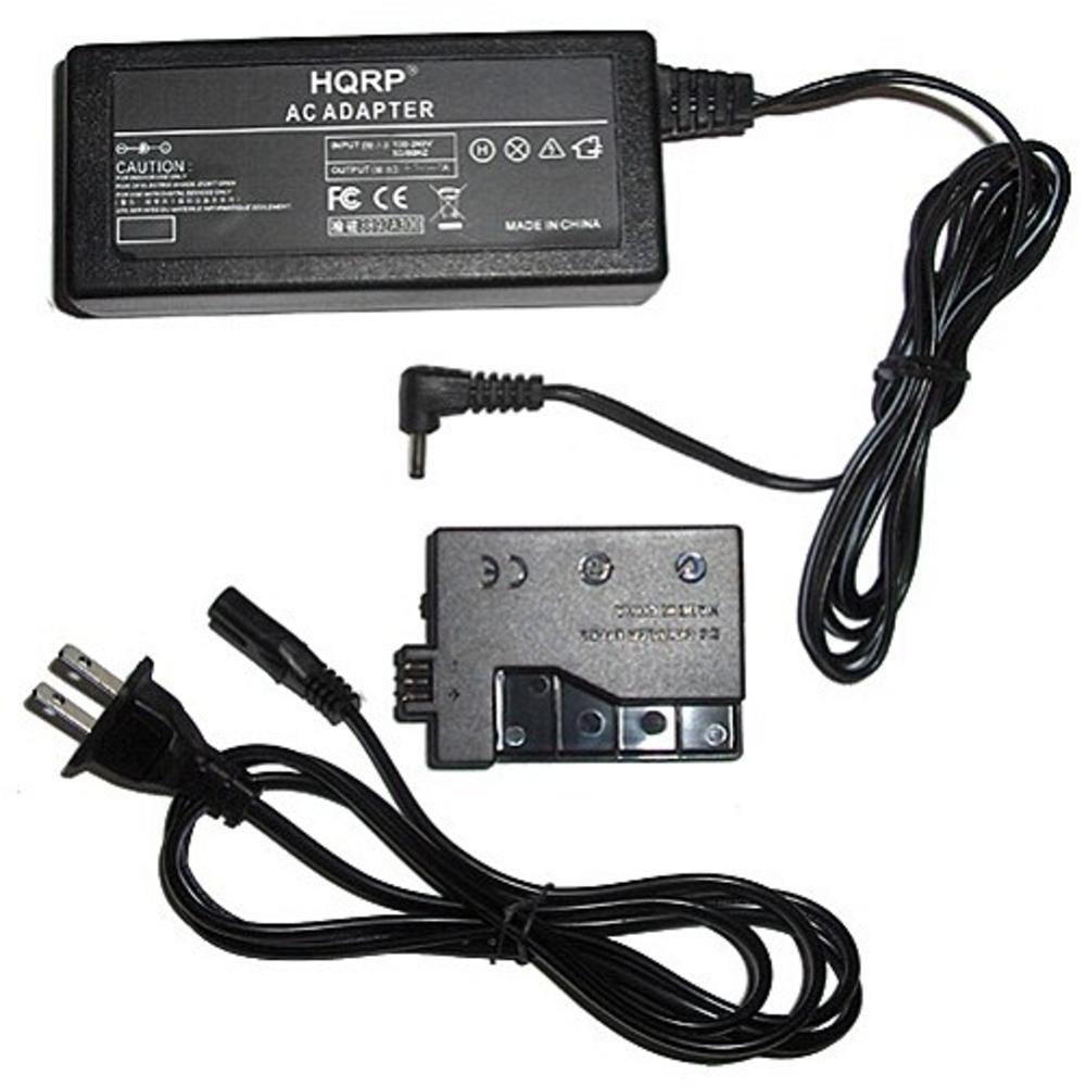 HQRP AC Power Adapter and DR Coupler for Canon EOS 450D, 500D, 1000D Digital SLR Camera