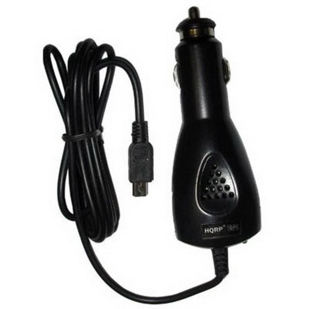 HQRP Travel Car Cigarette Lighter 12V DC Charger compatible with Garmin Nuvi 500 550 600 610 650 660 670 680 700 710 750755T GPS