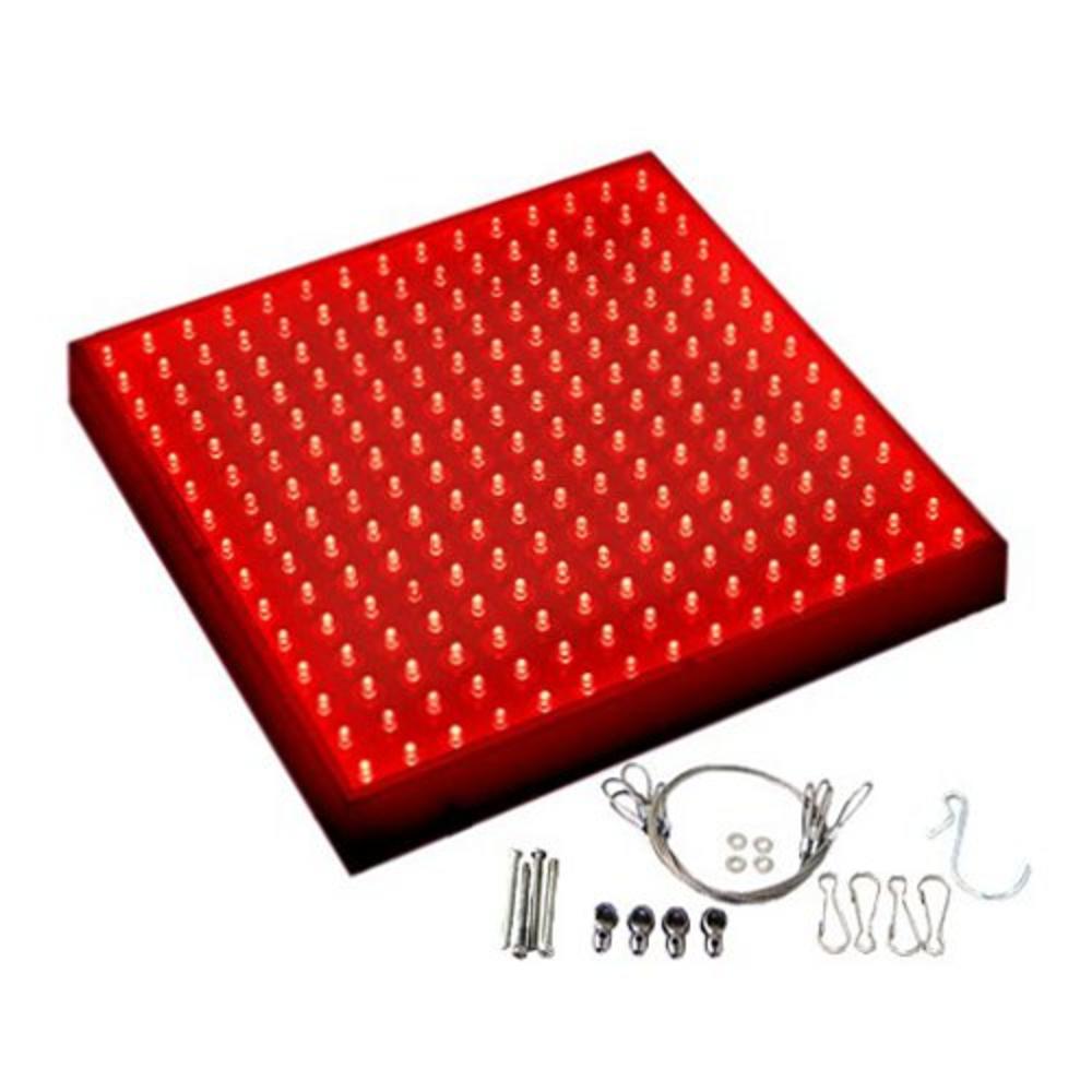 HQRP 14W 225 LED Red Spectrum Hydroponic Plant Grow Light Panel / Lamp