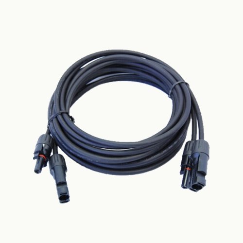 HQRP Pair 12ft / 3.66m 1x4mm Solar Cable 12 AWG Copper Cable with MC4 Connectors on both side