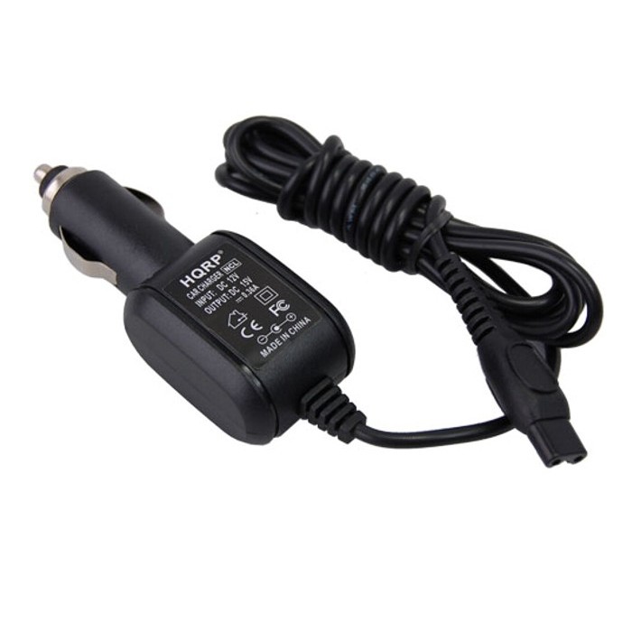 HQRP Car Charger DC Adapter Power Cord compatible with Philips Norelco 6000 SERIES, 6701X, 6705X, 6706X, 6711X Razor / Shaver