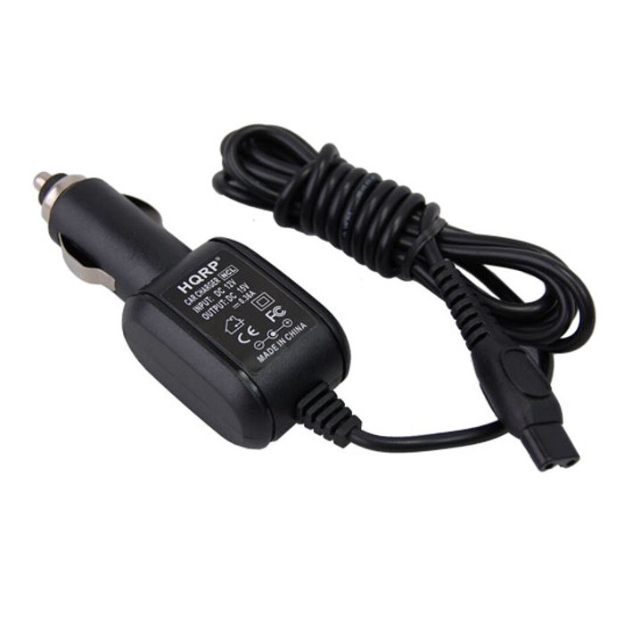 HQRP Car Charger DC Adapter Power Cord compatible with Philips Norelco 8867XL, 8880XL, 8881XL, 8883XL, 8890XL, 8891XL Razor / Shaver