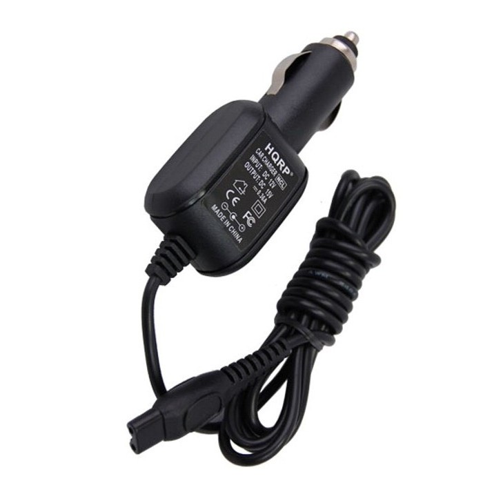 HQRP Car Charger DC Adapter Power Cord compatible with Philips Norelco RQ1180, HQ9190CC2, RQ1050, RQ1052, RQ1053 Razor / Shaver