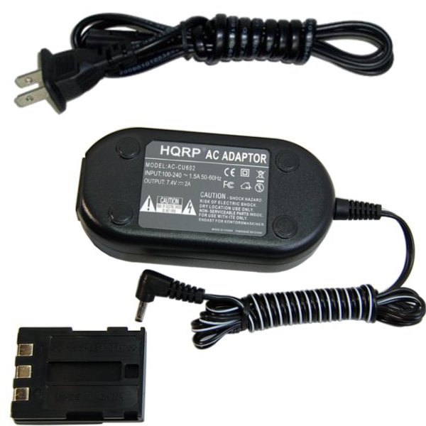 HQRP Kit AC Power Adapter and DC Coupler for Canon EOS Digital Rebel XTi, EOS 400D Digital Camera
