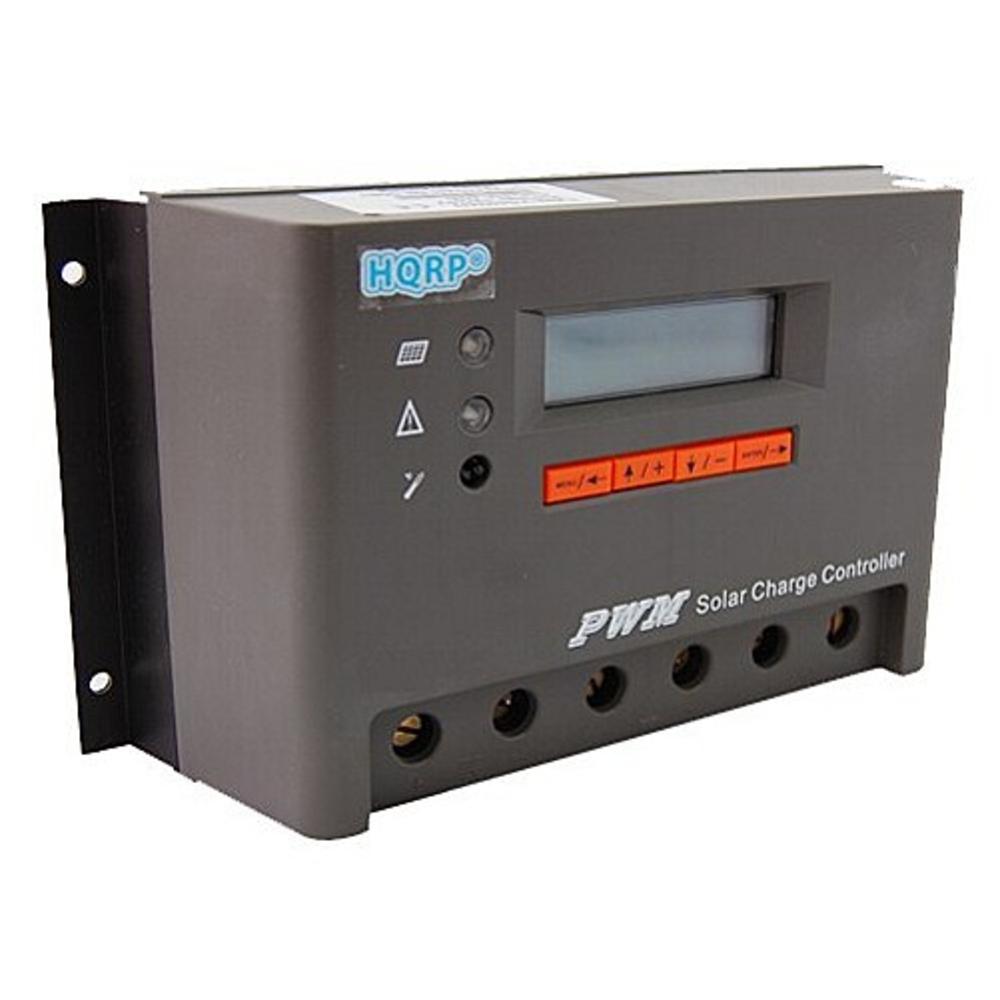 HQRP Solar 40A Charge Power Controller / Regulator 12V / 24V 40 Amp
