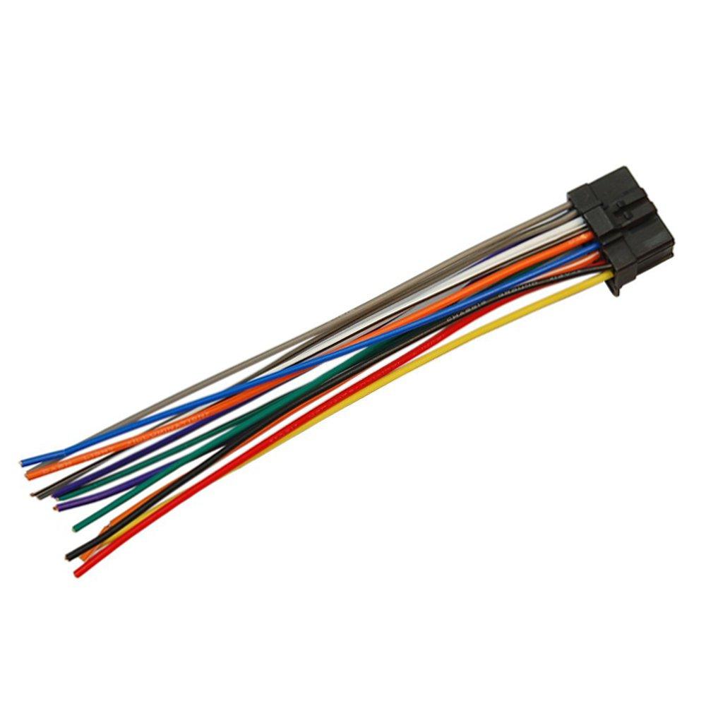 HQRP 16PIN WIRING HARNESS CABLE for Pionner 2006 Models: DEH-P4800MP, DEH-P480MP, DEH-P5800MP, DEH-P580MP Head Unit