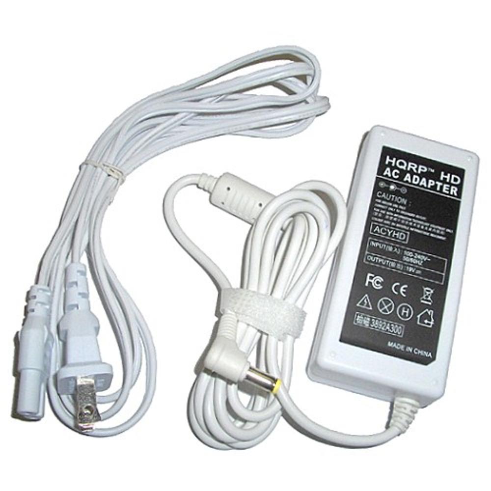 HQRP White AC Power Adapter / Charger for Acer Aspire One AOD250-0Bb / AOD250-0BGb / AOD250-0BGk Netbook / Subnotebook Replacement