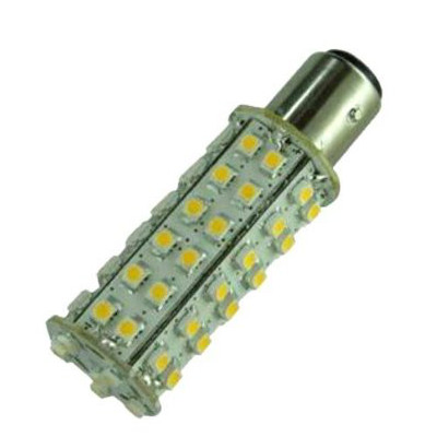 HQRP BA15s Bayonet Base 66 LEDs SMD 3528 LED Bulb Cool White for #93 1141 1156 1073 1093 1129 Replacement