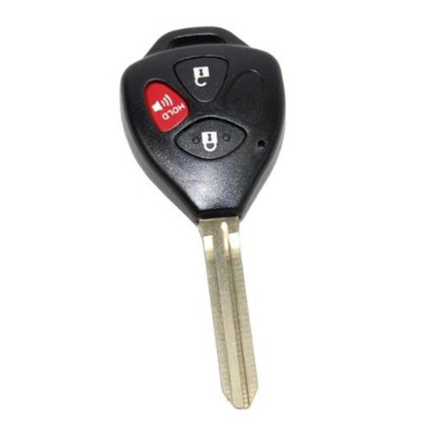 HQRP Remote Uncut Key Shell FOB w/ 3 Buttons compatible with Scion xd 2008 2009