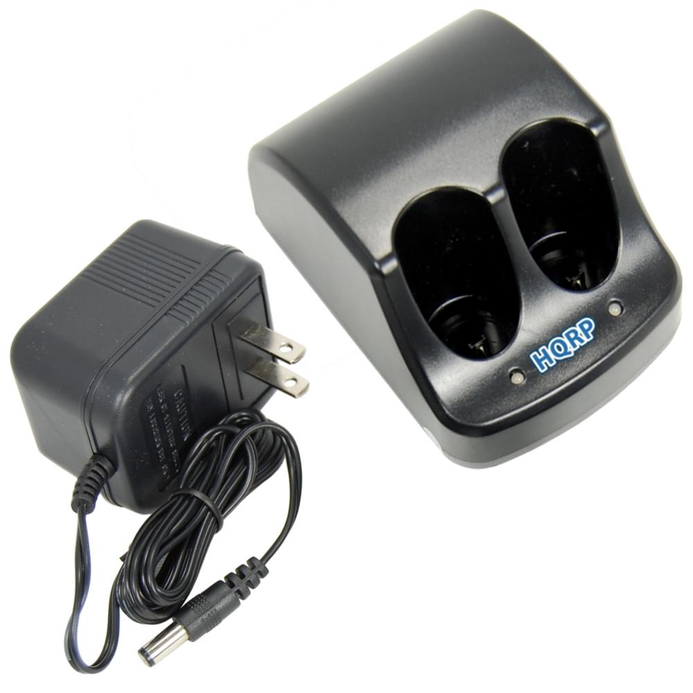 HQRP Dual Battery Charger for Black & Decker 3.6V Versapak VP420T Type 1, VP430T Type 1, VP450 Type 1, VP5000 Type 1, VP510T