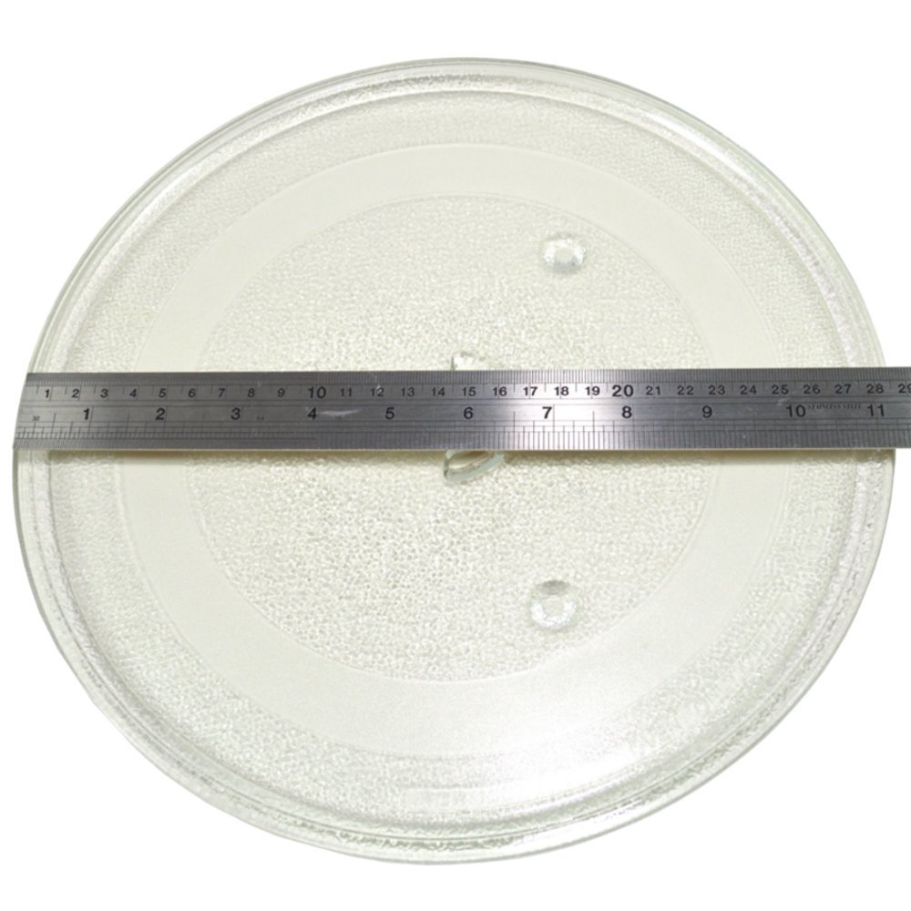 HQRP 11-1/4 inch Glass Turntable Tray for GE JE730WA01 JE740GY003 JE740GY01 JE740GY010 JE740WY003 Microwave Oven Cooking Plate
