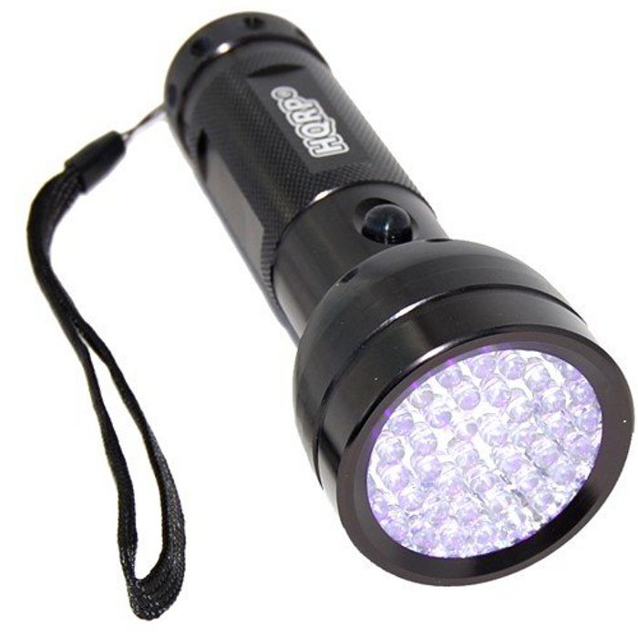HQRP 390 nM 51 LED Professional UV Ultraviolet Inspection / Detection / Identification Flashlight Blacklight