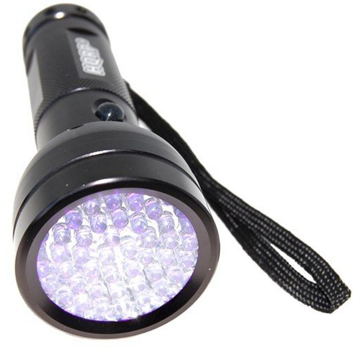 HQRP 390 nM 51 UV LED Ultraviolet Flashlight / Blacklight