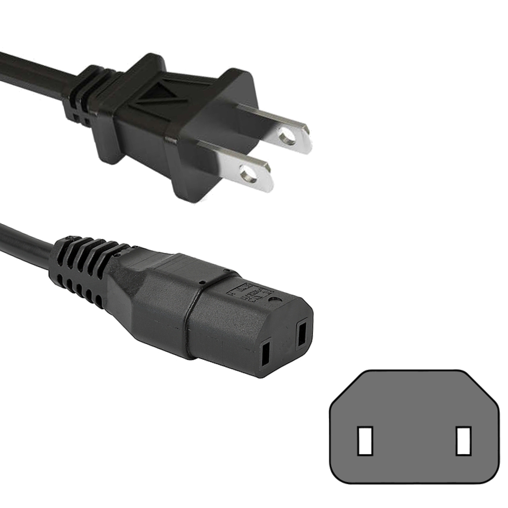 HQRP 10ft AC Power Cord for Onkyo HT-RC180 TX-DS989 TX-NR1000 TX-NR1007 TX-NR1008 TX-NR1009 AV Receiver Mains Cable