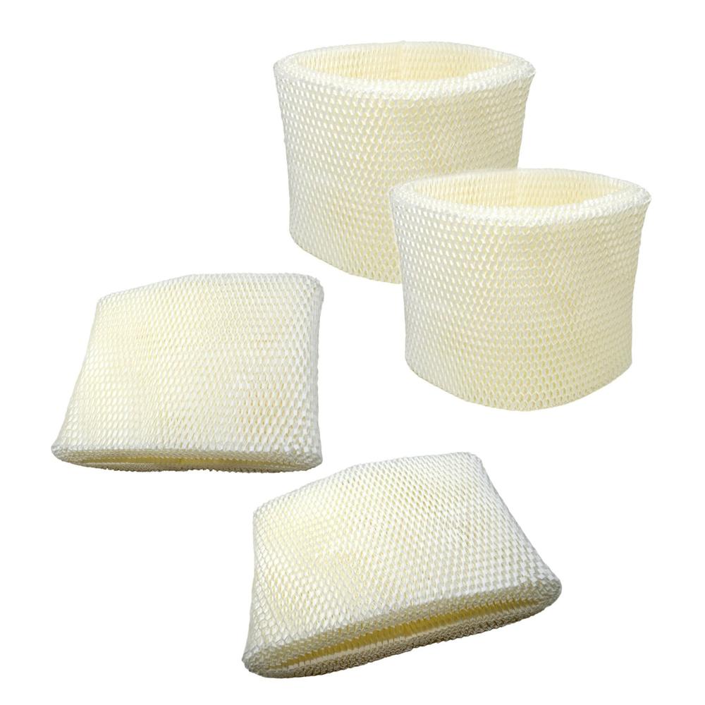 HQRP Cool Mist Humidifier Filter (Pack of 4) for Sunbeam SCM1866 SCM1895 SCM1896 Humidifiers Filter Type C SWF65 Replacement