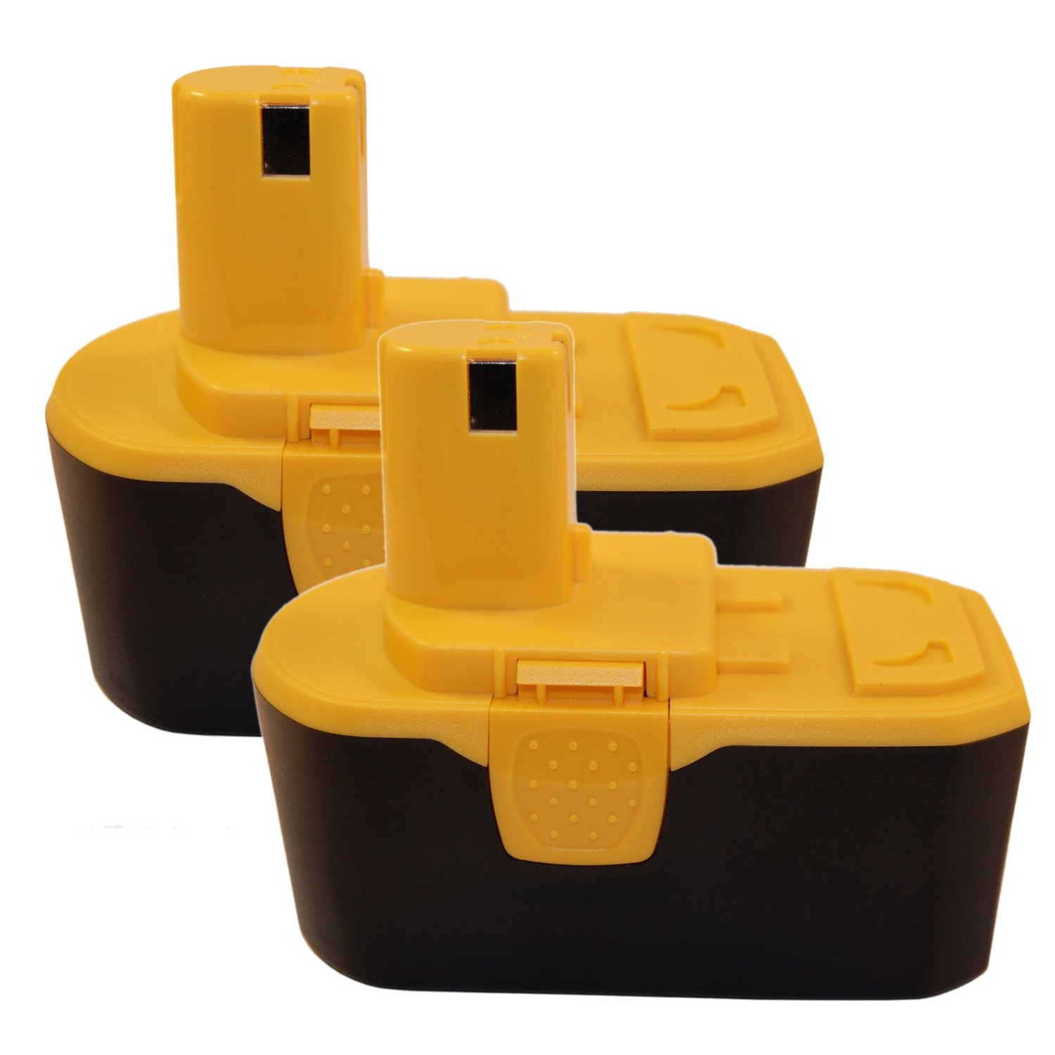 HQRP 2-Pack 18V 2200mAh Battery for Ryobi ONE+ CDI-1803