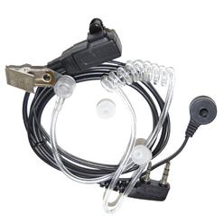 HQRP 2 Pin Acoustic Tube Earpiece Headset Mic for Kenwood TH-45, TH-45A, TH-46, TH-46A, TH-46AT, TH-46E