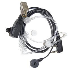 HQRP 2 Pin Acoustic Tube Earpiece Headset Mic for Kenwood TH-55, TH-55AT, TH-75, TH-75A, TH-75E