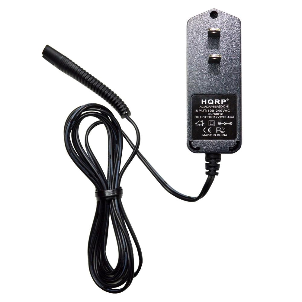 HQRP AC Adapter Power Cord Charger compatible with Braun CruZer1 Model Z20, 2675 Type 5732 Razor / Shaver