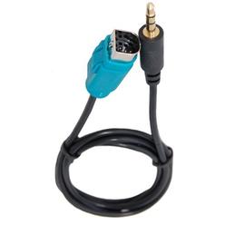HQRP Mini Jack Full Speed Cable for Alpine CDE-9873RB / CDE-9871 / CDE-9871R / CDE-9871RR / CDE-9870 