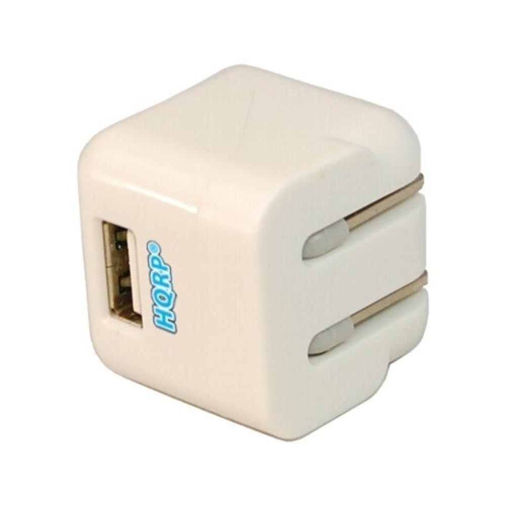 HQRP White USB Power Adapter for Ematic Genesis Prime EGS004-BL EGS004-BU EGS004-GR EGS004-PN EGS004-PR EGS004-RD 7" Tablet PC, AC