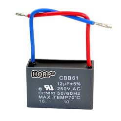 Amico Ceiling Fan Capacitor Cbb61 2 5uf 500vac Wire 50hz Hqrp Ceiling Fan Capacitor Cbb61 12uf 2 Wire