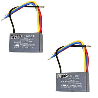 Hqrp 887774401191726 2 Pack Ceiling Fan Capacitor Cbb61 3uf