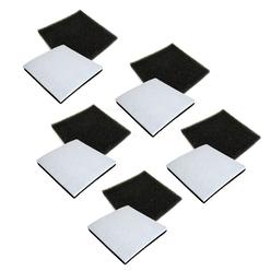 HQRP 10-pack Foam Filter for Kenmore 116.20612003, 116.22313200, 116.24212401, 116.2971390, 116.29713990, 116.29713991