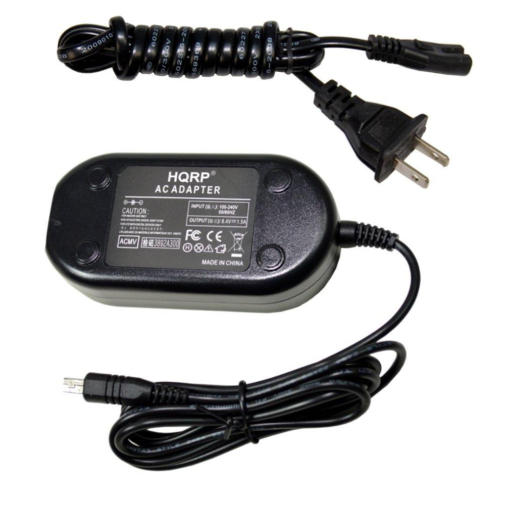 HQRP AC Power Adapter for Samsung SC-D107 / SCD107 SC-D353 / SCD353 SC-D372 / SCD372 SC-D382 / SDC382 Camcorder Charger
