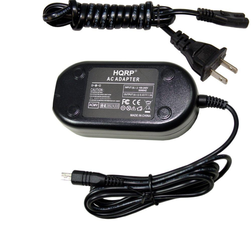 HQRP AC Power Adapter for Samsung SC-D107 / SCD107 SC-D353 / SCD353 SC-D372 / SCD372 SC-D382 / SDC382 Camcorder Charger