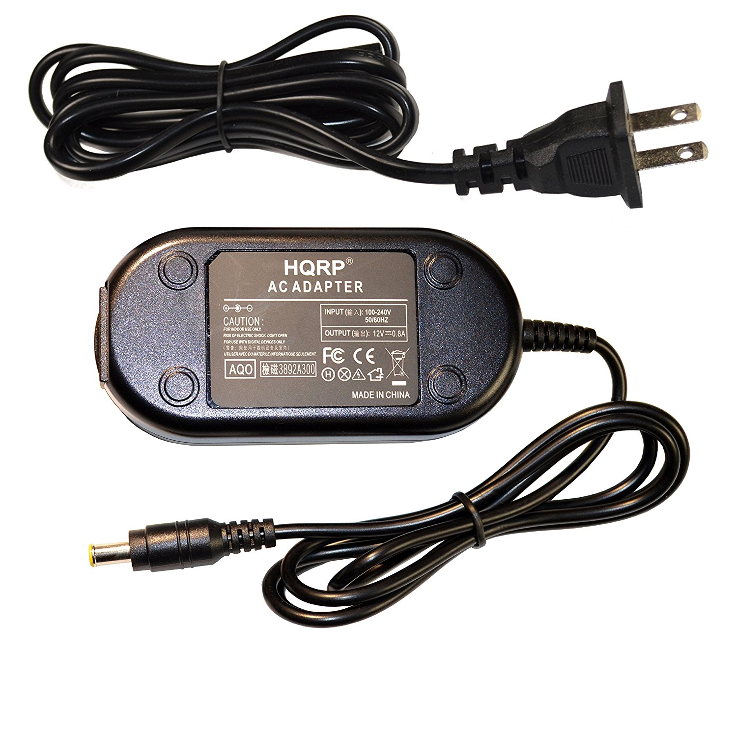 HQRP 12V AC Adapter for Sony AC-M1208 AC-M1208UC AC-M1208WW 149268612 BDP-S1200 BDP-BX120 BDP-S3200 BDP-BX320 BDP-S4200 BDP-S5200