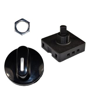 Hqrp 887774405061731 4 Position 3 Speed Fan Selector Rotary