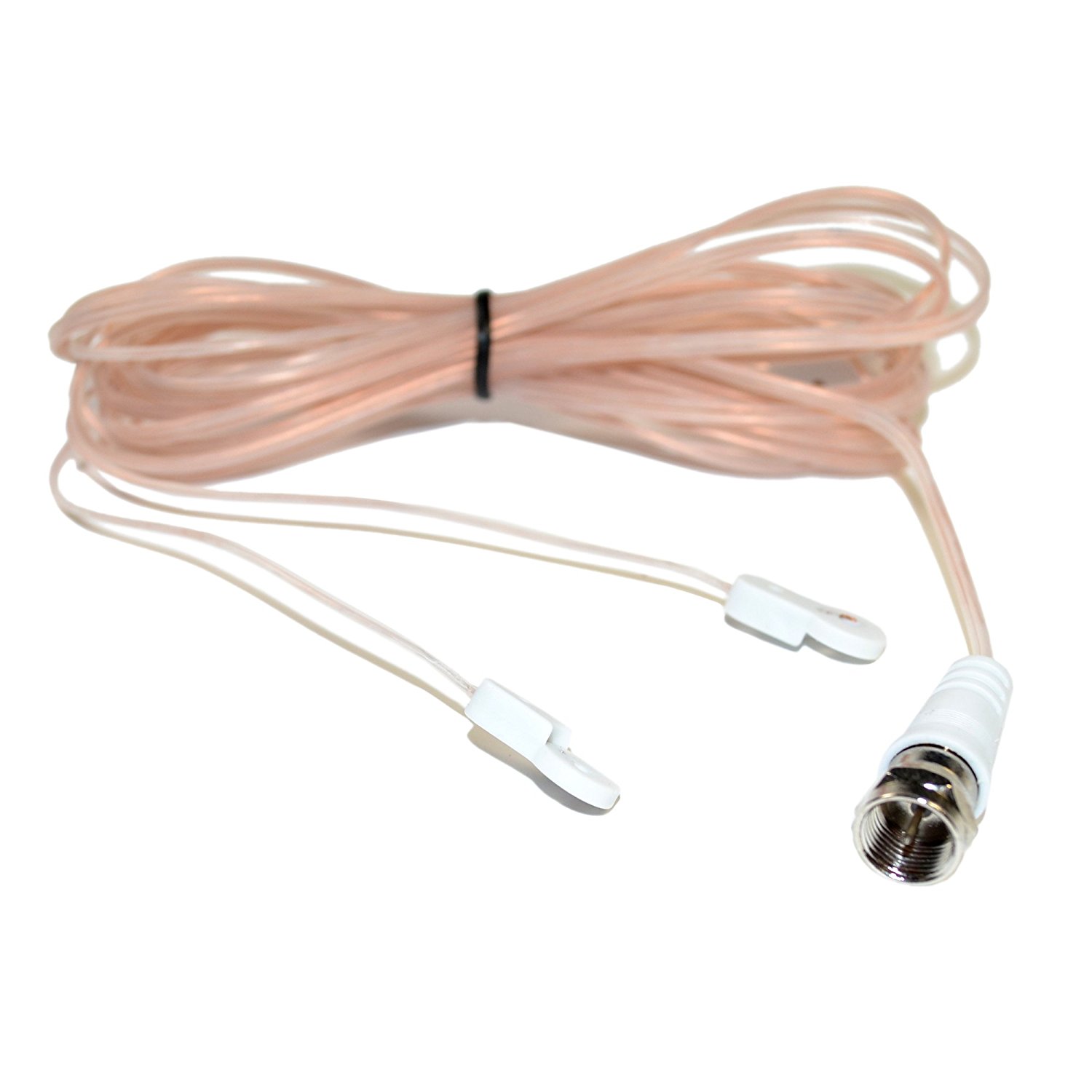 HQRP 887774405321706 Dipole FM Antenna Coaxial F-Type Connector for Indoor  Radio Home Stereo Receiver
